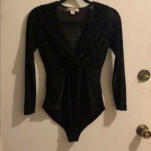 Black , bodysuit